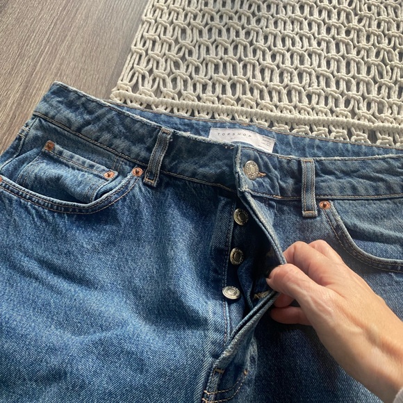 Topshop Dad high rise jeans - Picture 2 of 8